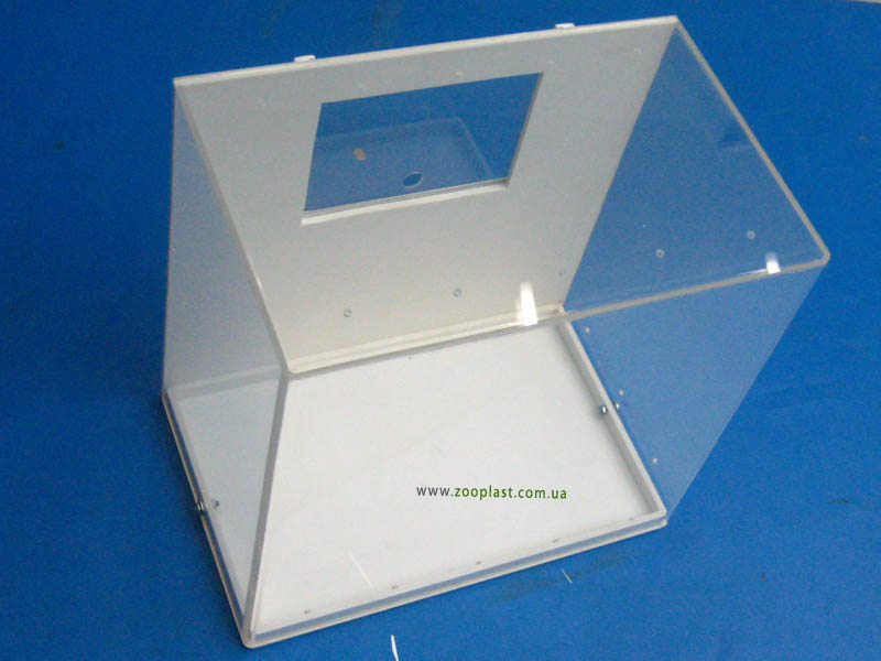 Террариум прямоугольный универсальный  размером 40х40х20 см
