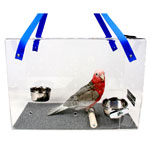 Пластиковая переноска для птиц